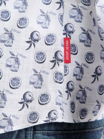 JOOP! Jeans Regular fit Button Up Shirt 'Hanson' in White