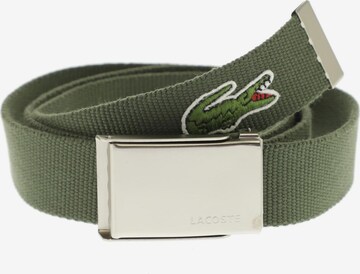 LACOSTE Belt in One size in Green: front