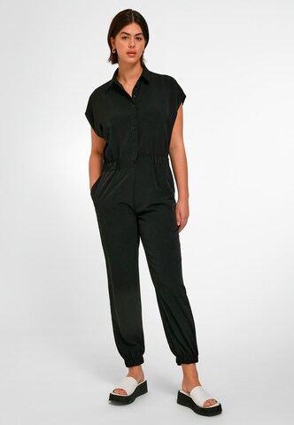 Emilia Lay Jumpsuit in Black: front