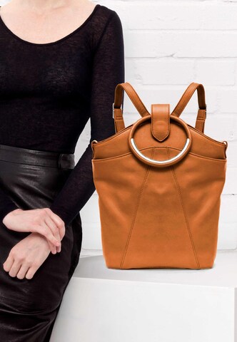 Gretchen Rucksack 'Maple Metal Backpack' in Braun: Vorderseite