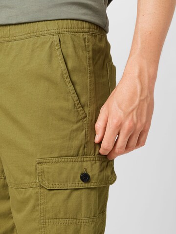 Regular Pantalon cargo TOM TAILOR en vert