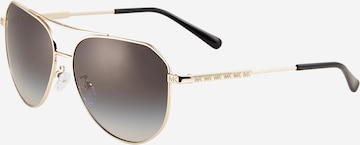 Lunettes de soleil MICHAEL Michael Kors en or : devant