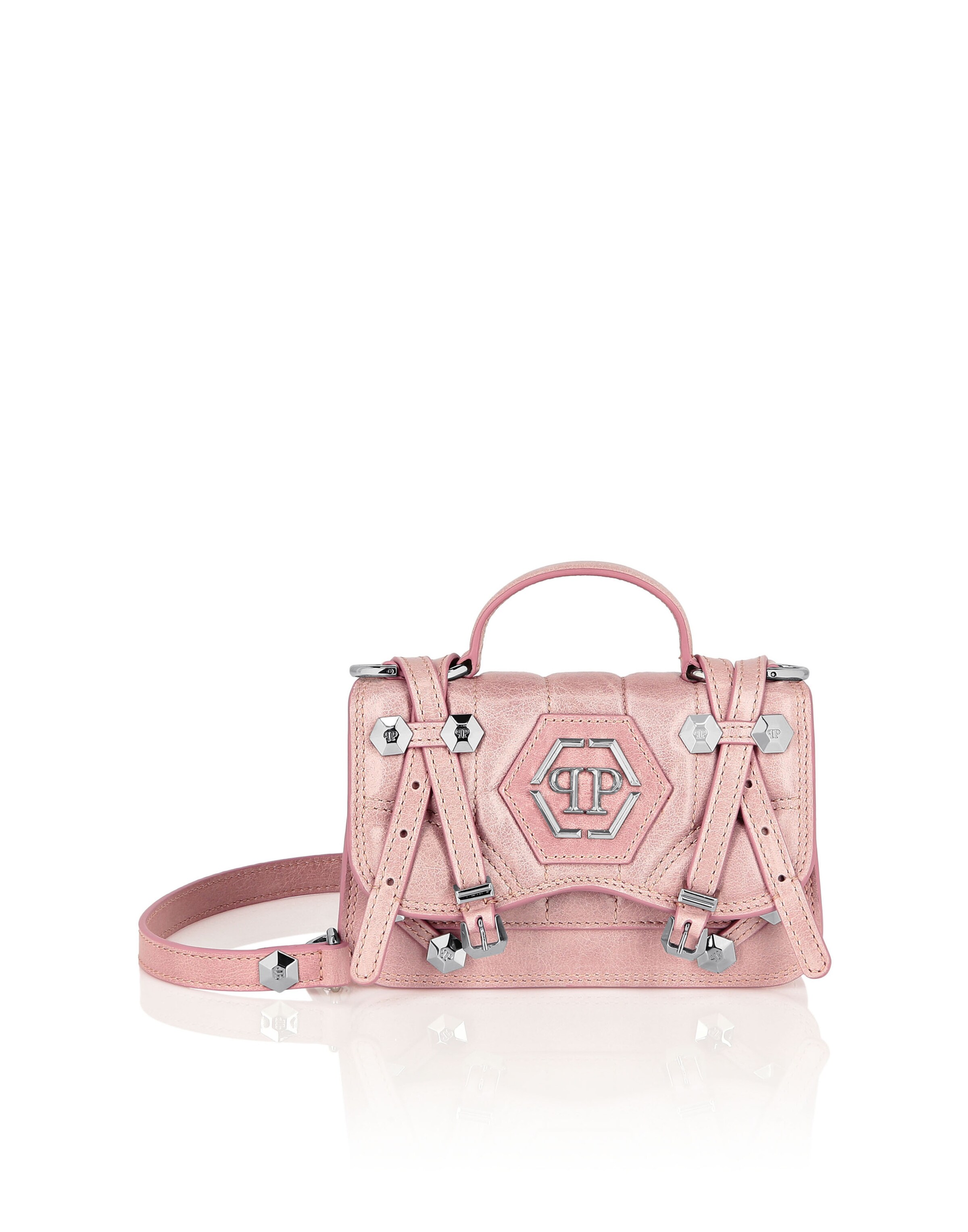 Philipp Plein - Malas de tiracolo em rosa: frente