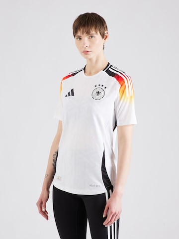 ADIDAS PERFORMANCE - Camiseta de fútbol 'Authentic DFB Home' en blanco: frente