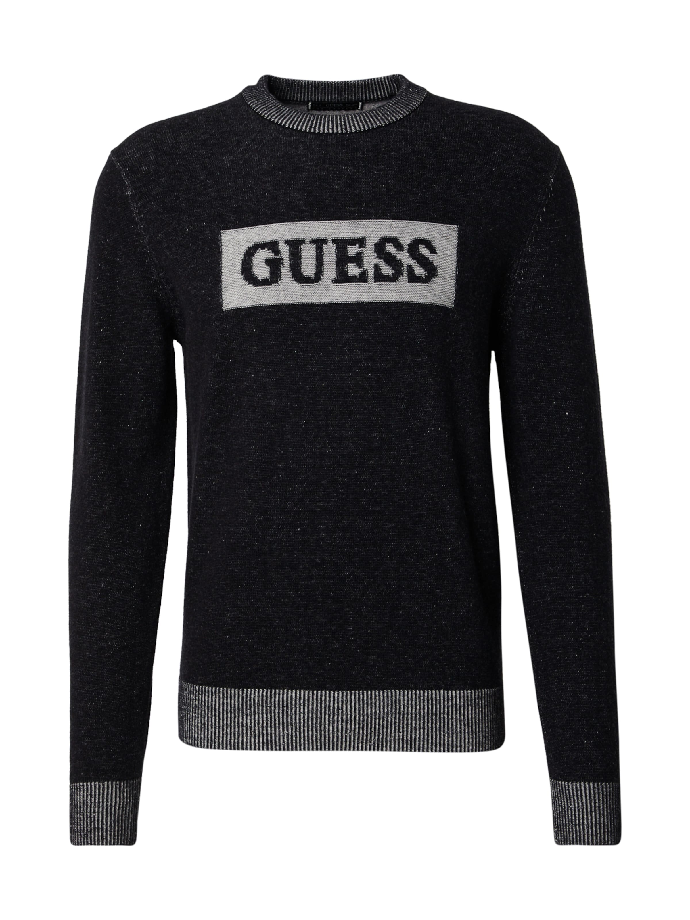 GUESS - Pullover 'Jack' em preto: frente