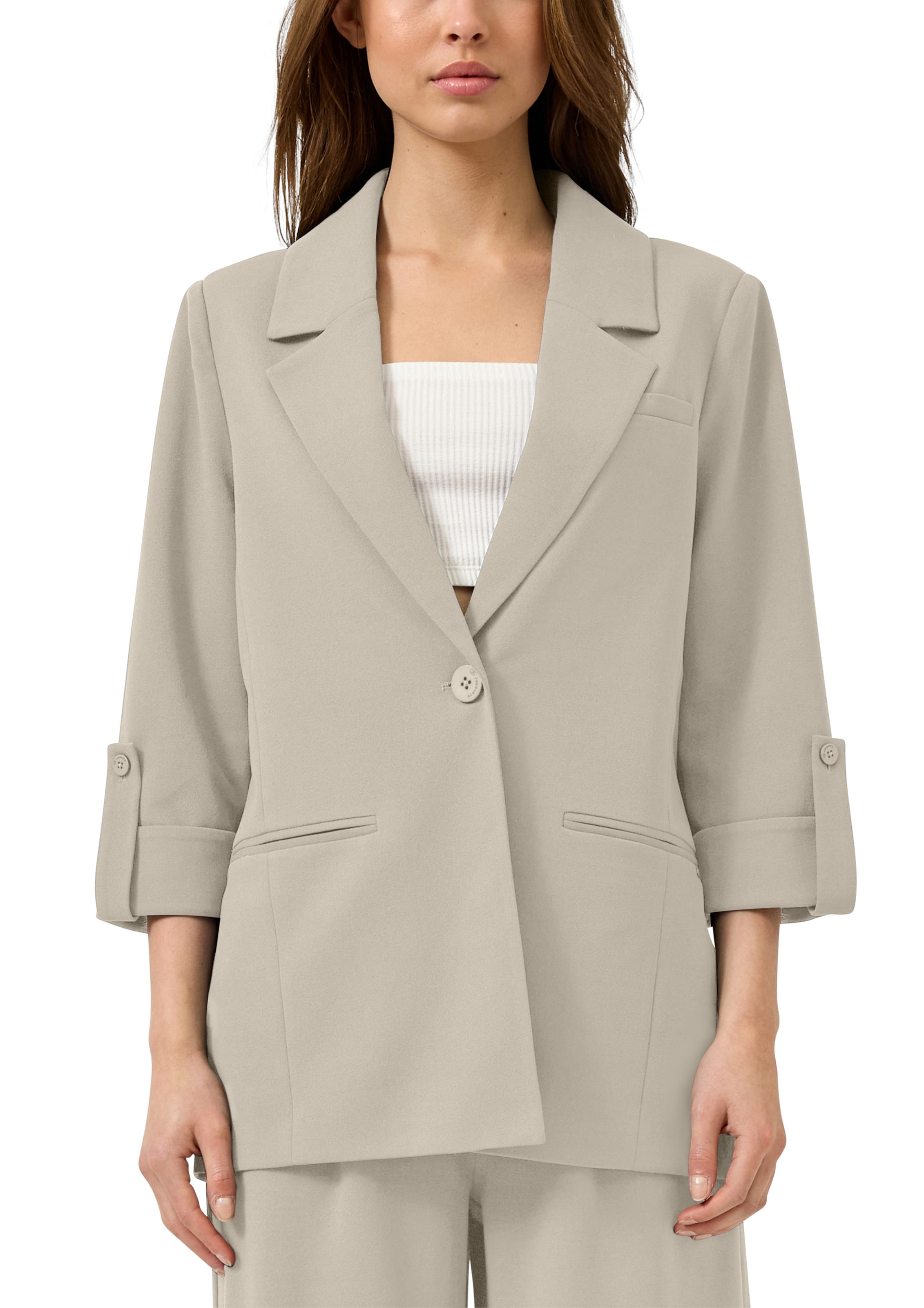 Blazer QS en beige