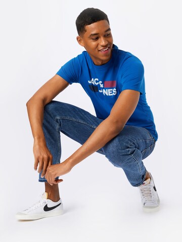 JACK & JONES Shirt in Blue