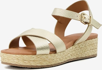 Dune LONDON Sandale 'Linnie' in 37 in gold, Produktansicht