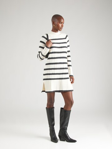 JDY Knitted dress 'JDYMILEY' in Beige: front