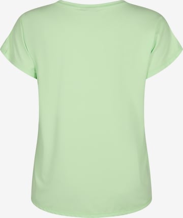 T-shirt 'Abasic' Active by Zizzi en vert