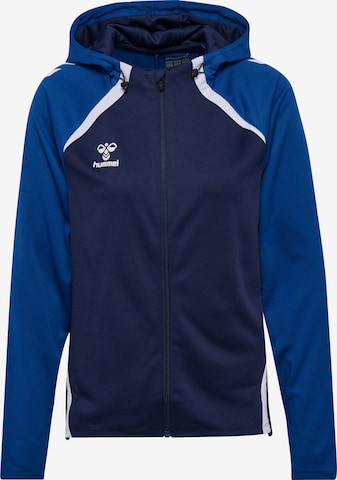 Hummel Sportsweatjacke 'LEAD 2.0' in Blau: Vorderseite
