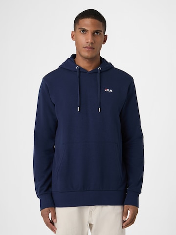 FILA Sweatshirt 'LUMEZZANE hoodie'‌‌‌‌‌ in Blau: Vorderseite
