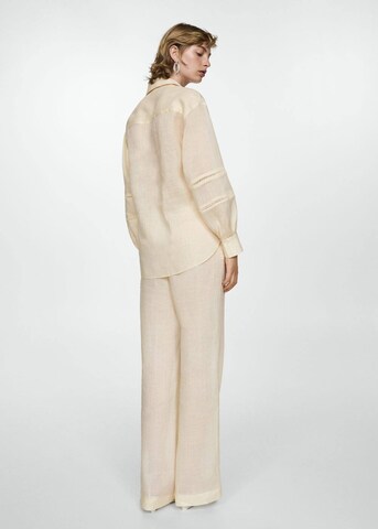 MANGO Bluse 'Sonia' in Beige