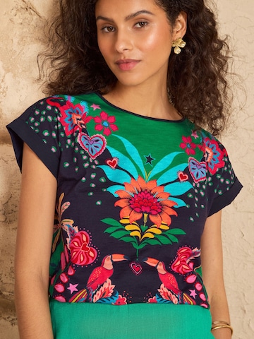 love & roses Футболка в Синий