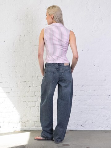 BROKE + SCHÖN Blouse 'Taillierte Bluse aus Baumwolle' in Pink