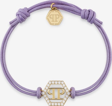 Philipp Plein Jewellery Bracelet ' LINKED ' in Purple: front