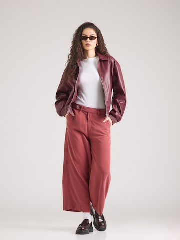 Wide Leg Pantalon 'MMBantry Stalom' MOS MOSH en rouge