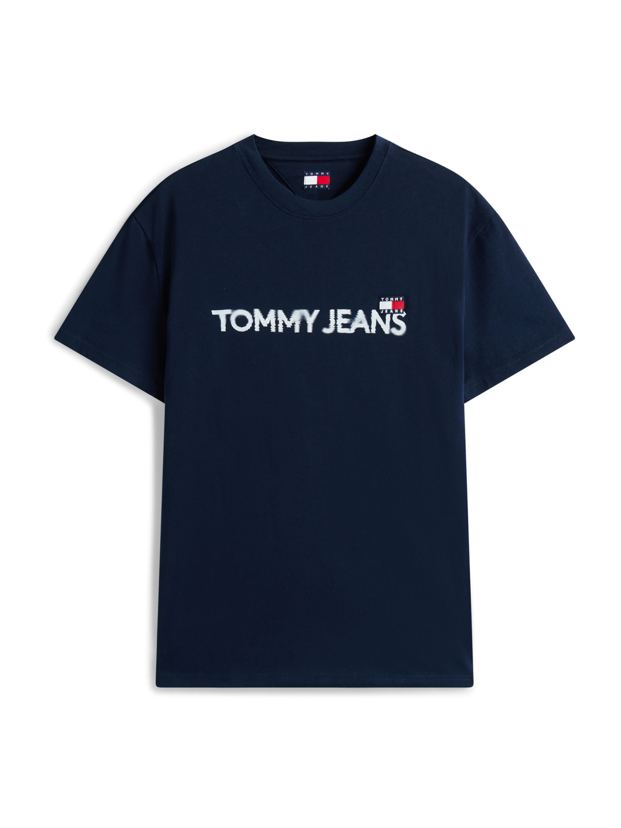 T-Shirt Tommy Jeans en bleu : devant