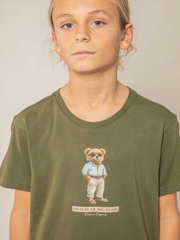 T-Shirt 'Richbear' Deeluxe en vert