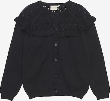 MINYMO Knit Cardigan in Black: front