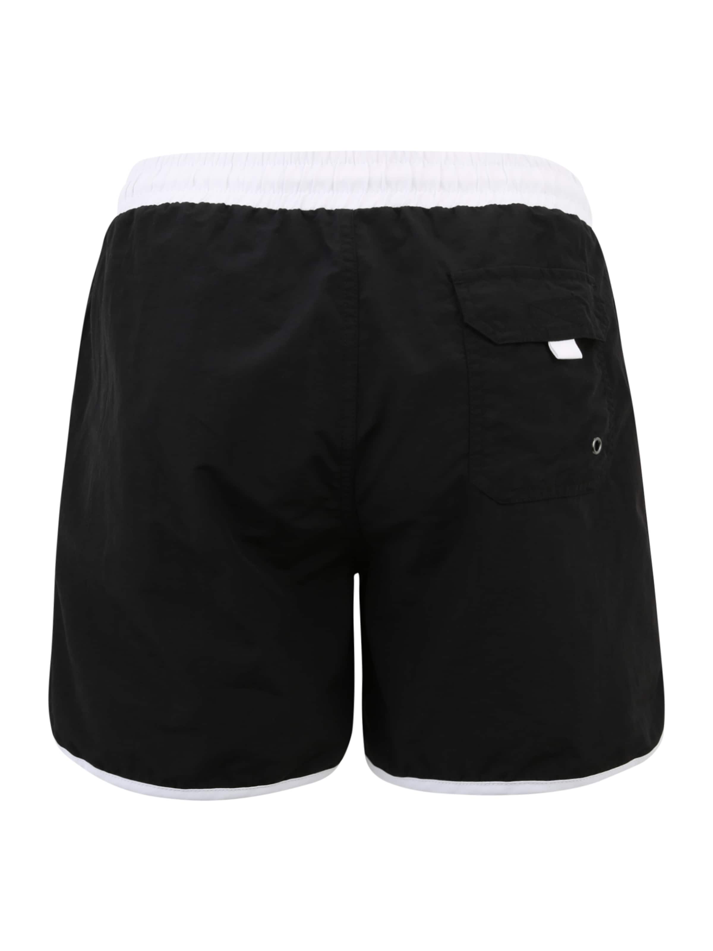 Urban Classics Rövid fürdőnadrágok - fekete