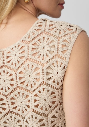 s.Oliver BLACK LABEL Knitted Top in Beige