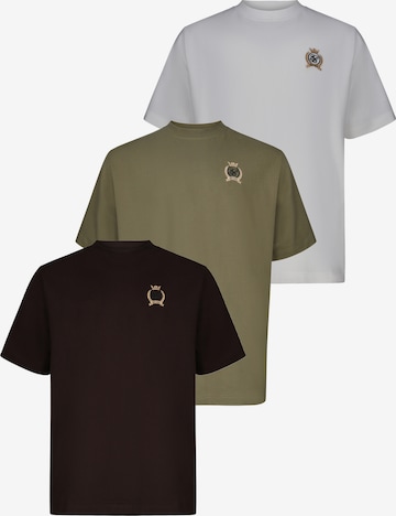 SikSilk Koszulka w kolorze biały: przód