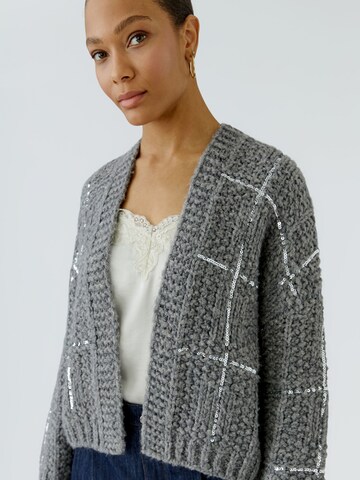 OUI Strickjacke in Grau