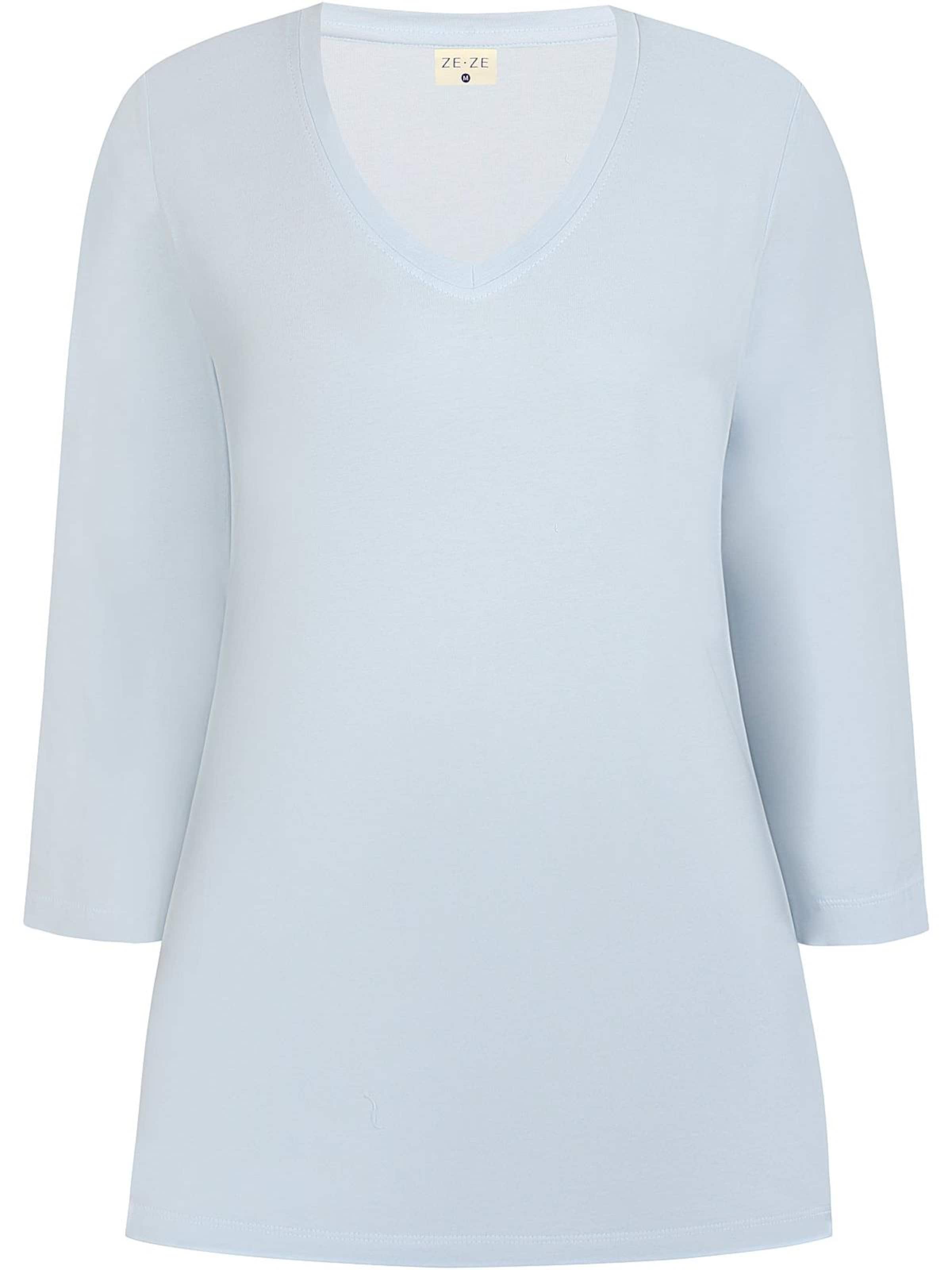 ze-ze Shirt 'Catja 014'‌ in Blau: Vorderseite