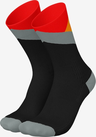 INCYLENCE Sportsocken 'TRAIL SUMMITS' in Schwarz: Vorderseite