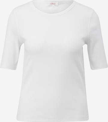 s.Oliver Тениска в бяло: отпред