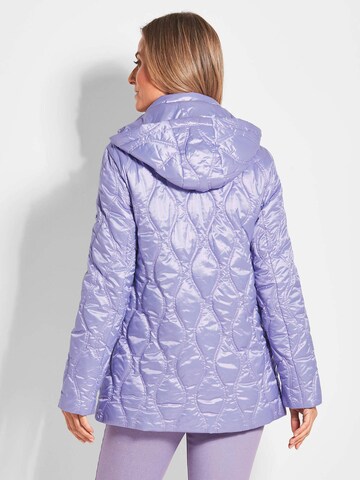 Goldner Steppjacke in Lila