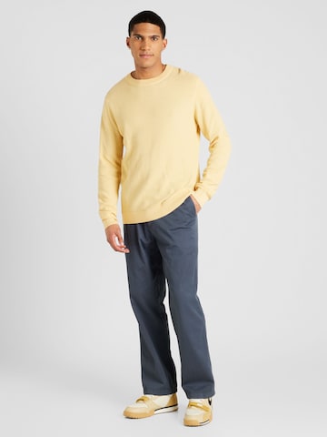 JACK & JONES Sweater 'LAFAYETTE' in Yellow