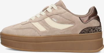 POSH by Poelman Sneaker in Beige: Vorderseite