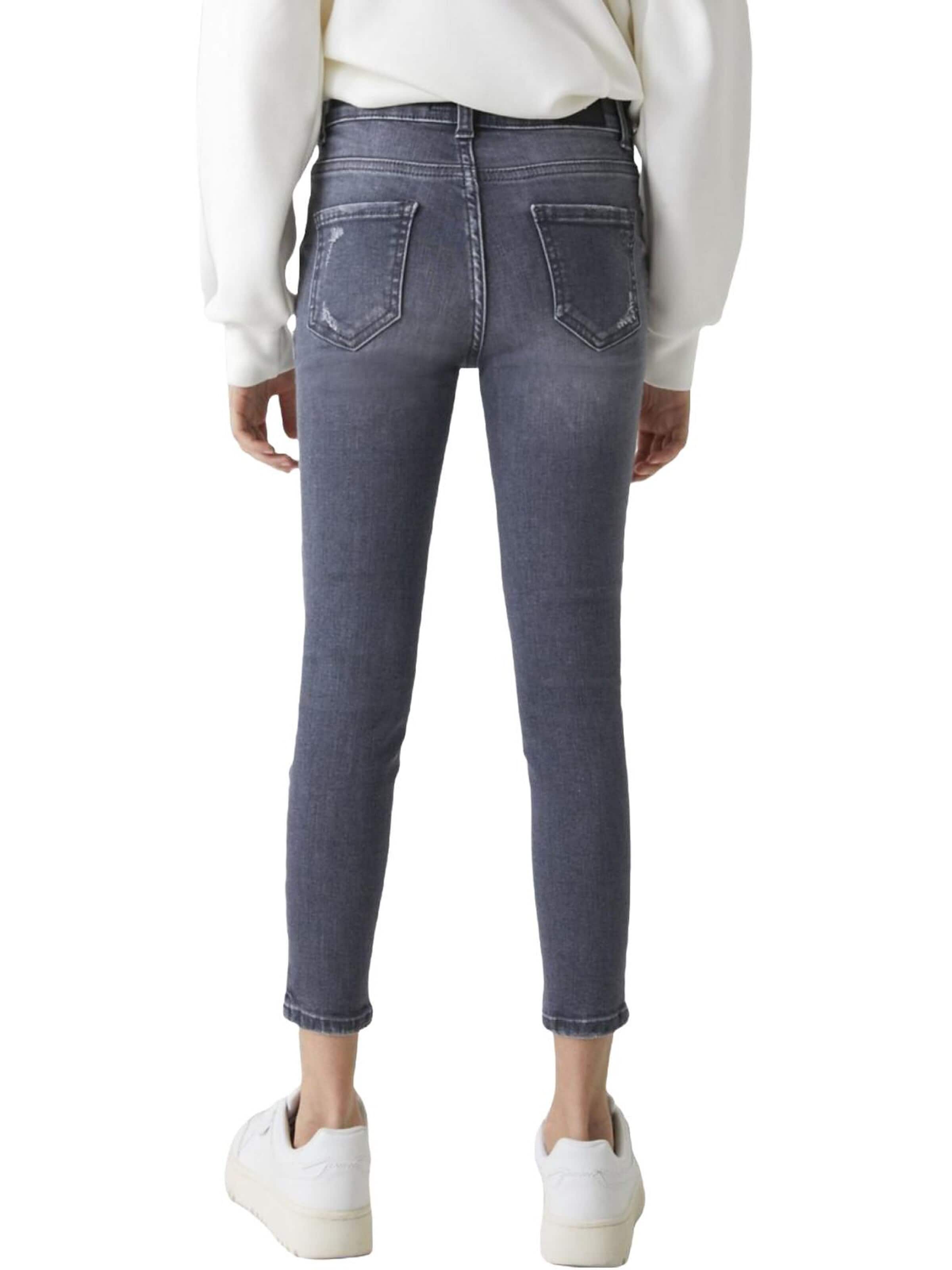 regular Jeans 'LTB Jeans Baby Girl Lonia G Mid Waist Asymmetrische Jeanshose' di LTB Jeans in grigio