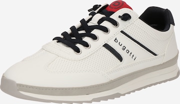 bugatti Trampki niskie w kolorze biały: przód