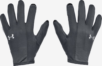 UNDER ARMOUR Athletic Gloves in Grey: front