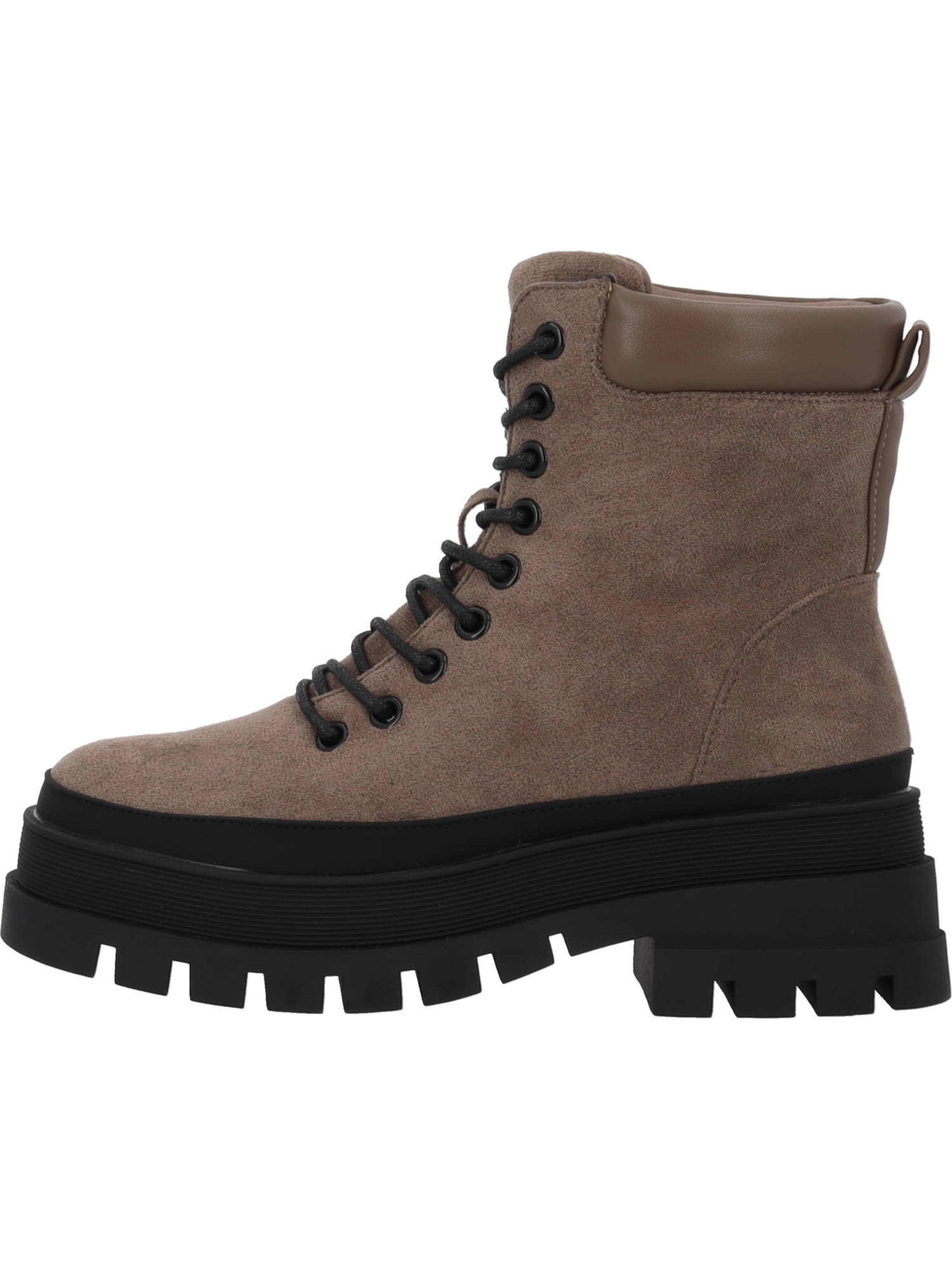 Palado by Sila Sahin Lace-Up Boots in Grey