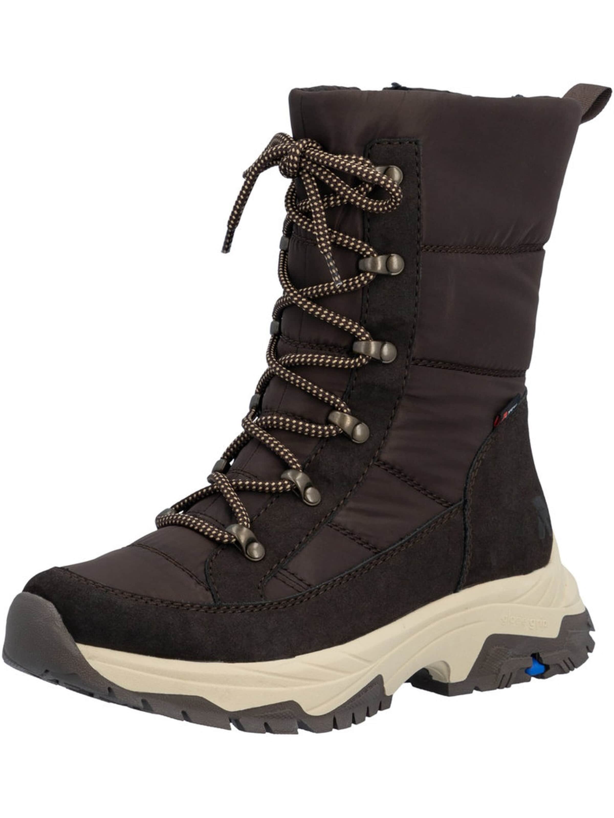 Boots Rieker en marron : devant