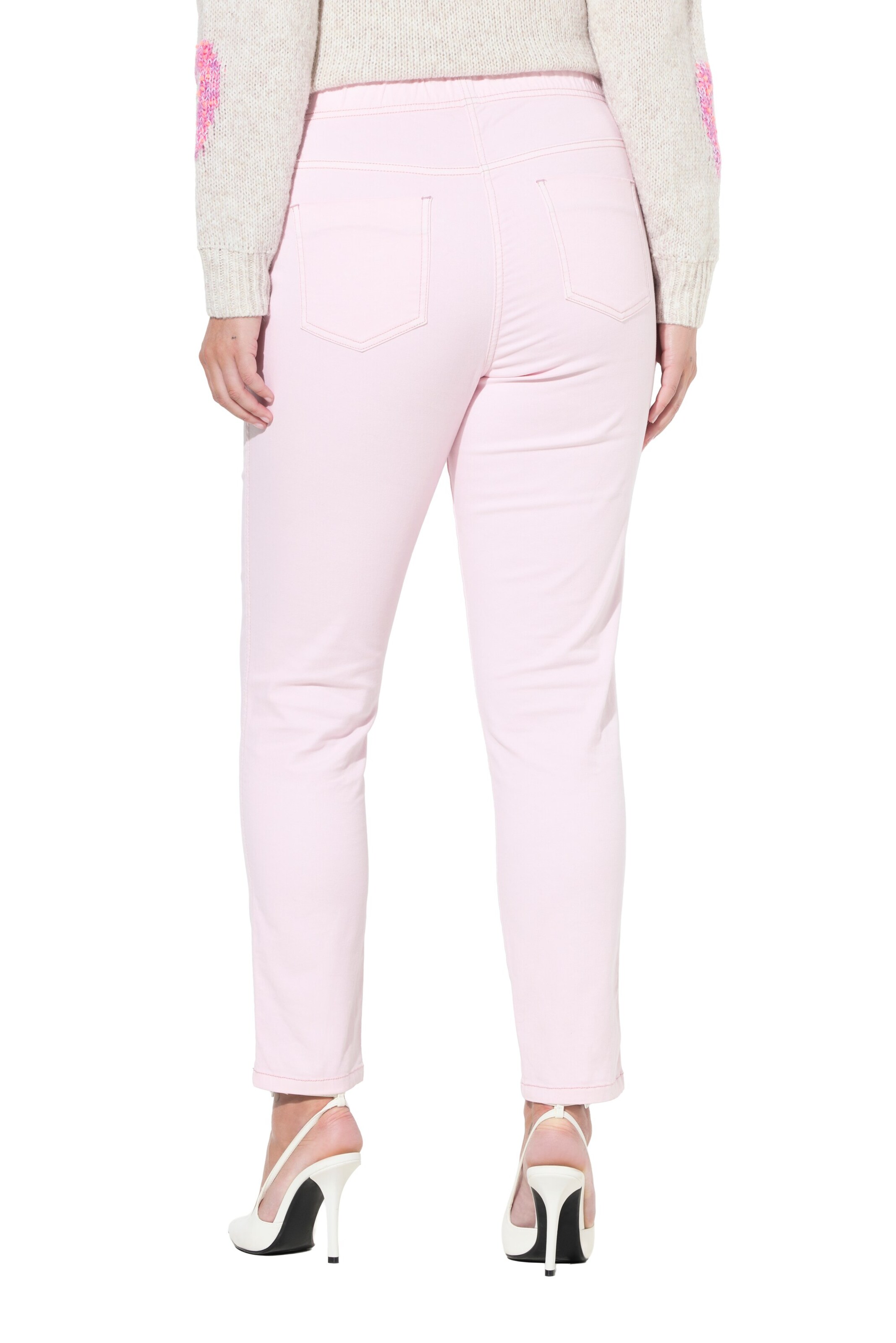 MIAMODA Slimfit Broek in Roze