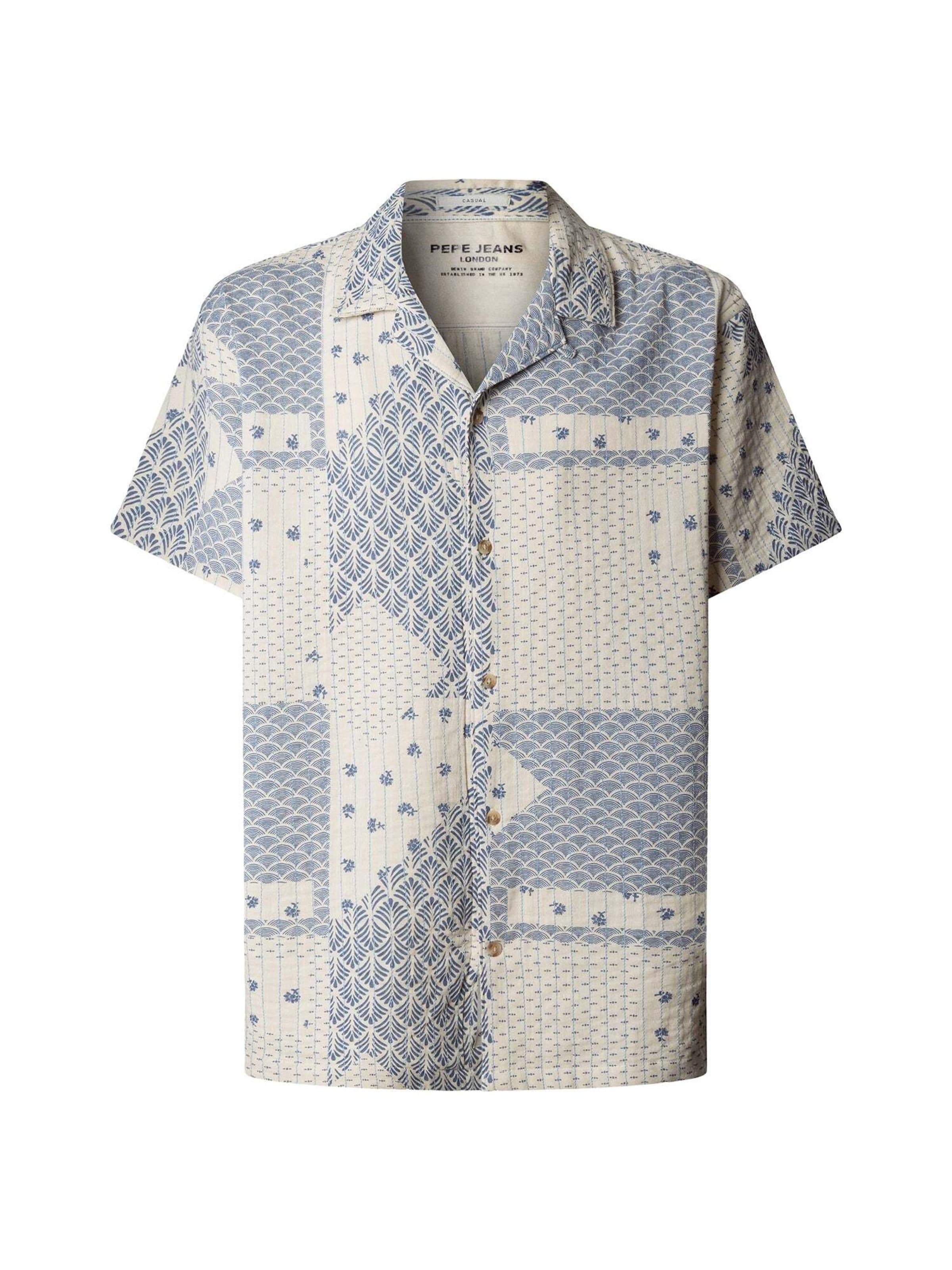 Regular fit Camicia 'Pissarot' di Pepe Jeans in blu: frontale