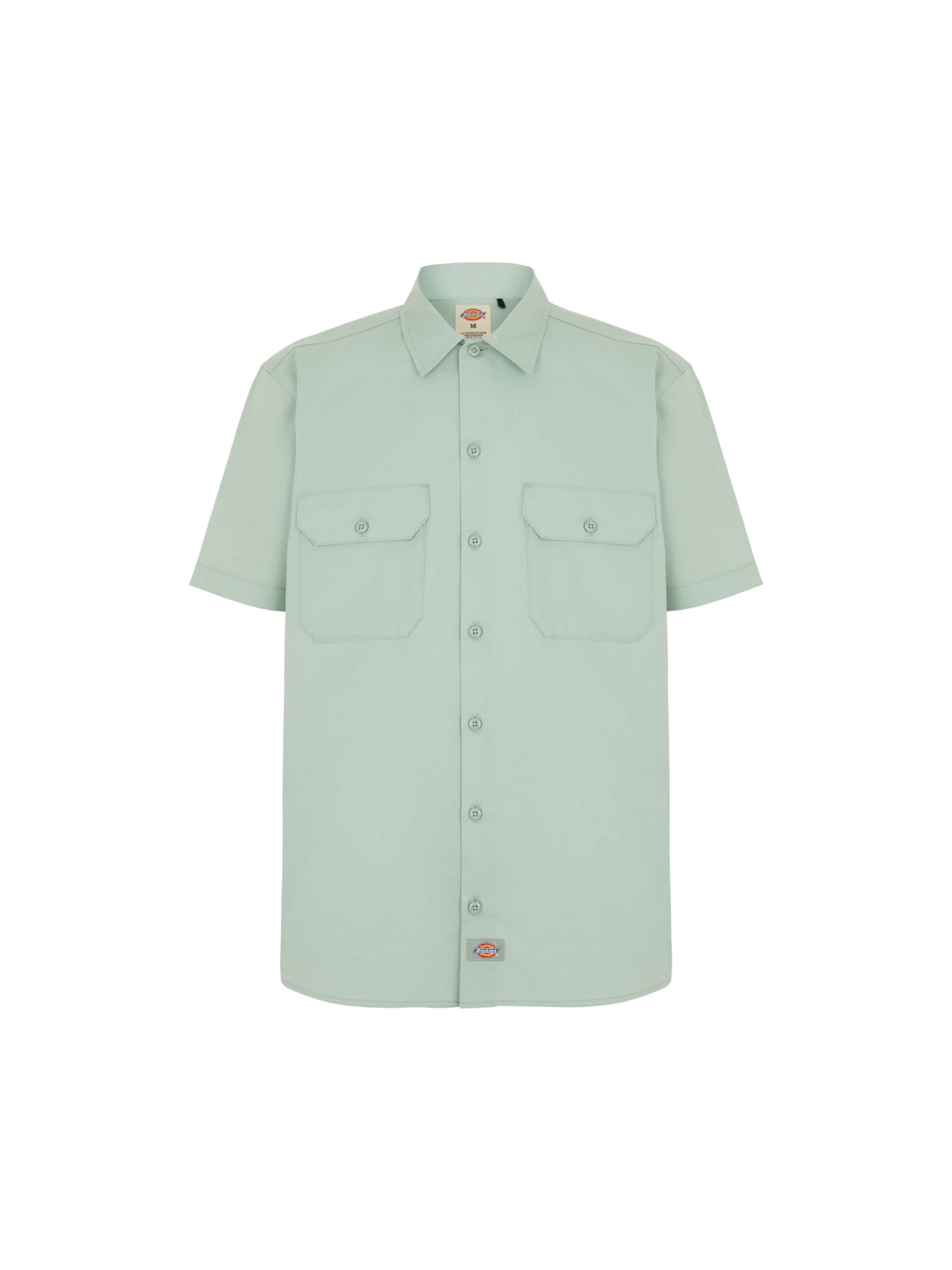 Regular fit Camicia 'WORK SHIRT' di DICKIES in verde: frontale