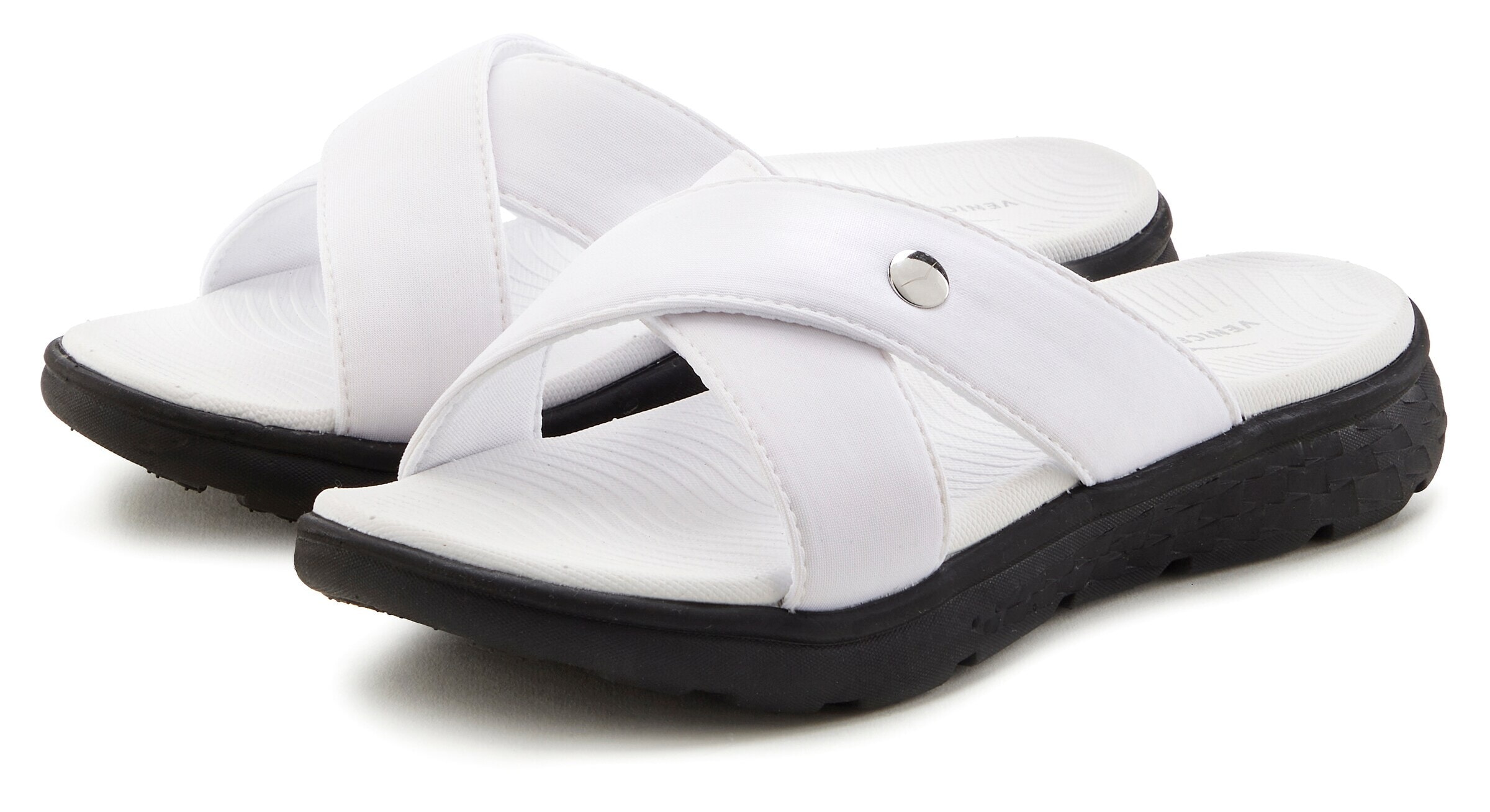 VENICE BEACH Чехли в бяло