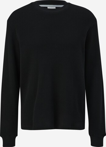 Sweat-shirt s.Oliver en noir : devant