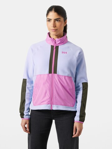 Veste en polaire fonctionnelle HELLY HANSEN en violet : devant