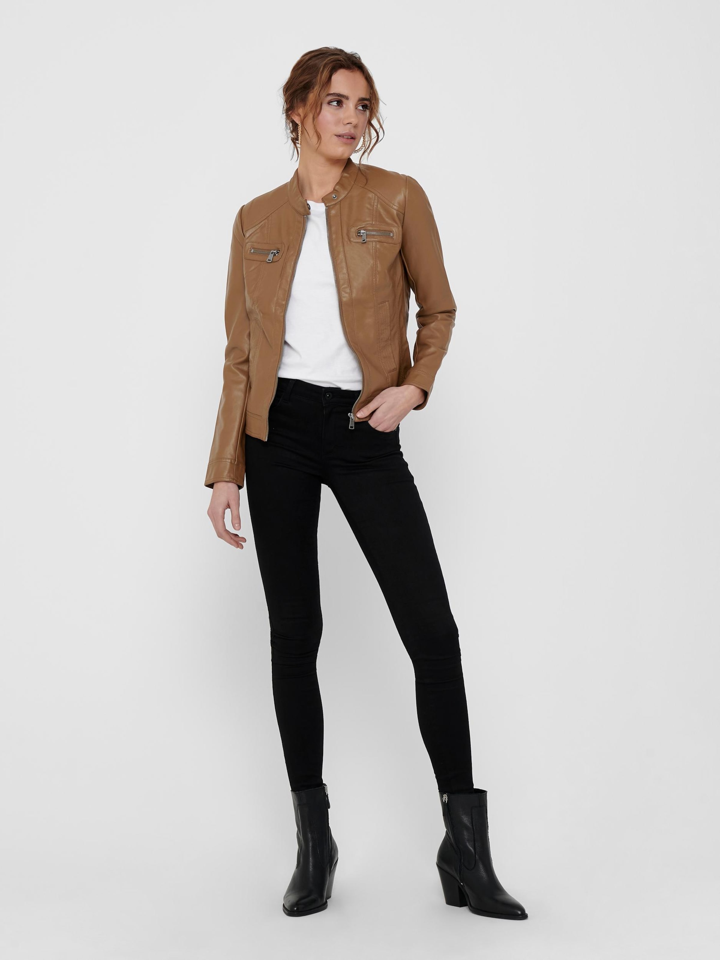 ONLY Between Season Jacket Bandit in Brown ABOUT YOU