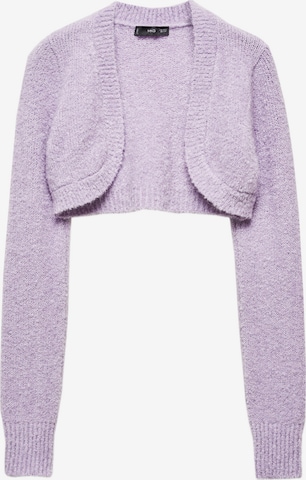 MANGO Cardigan 'Vals' i lilla: forside