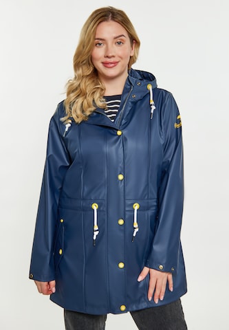 Manteau mi-saison Schmuddelwedda en bleu : devant