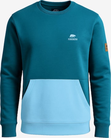 FORSBERG Sweatshirt 'Alvarson Sweatshirt' in Green: front