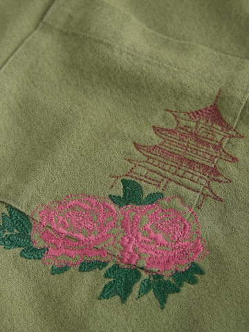 Next - Ajuste regular Camisa en verde